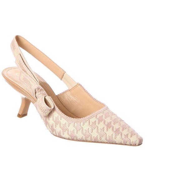 Dior Shoes - Dior J'Adior Canvas & Leather Slingback Pump